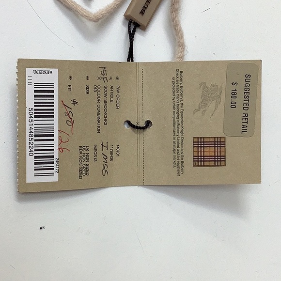 Burberry wool/ cashmere scarf - Picture 3 of 3